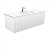 Fienza 1200mm Dolce Alina Wall Hung Vanity - Satin White